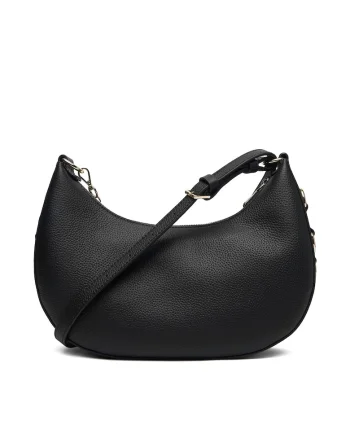 Geanta dama,  piele naturala, neagra, One Size INTL