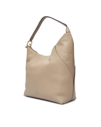 Geanta dama,  piele naturala, One Size, Bej