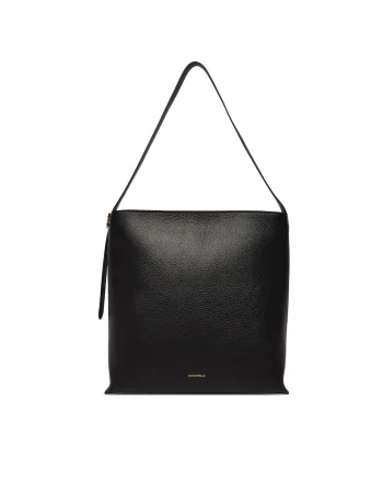 Geanta dama,  piele naturala, negru, One Size INTL