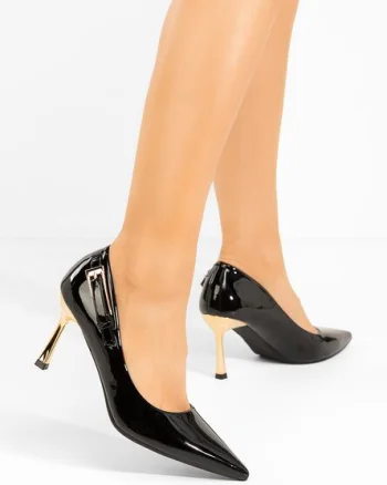 Pantofi stiletto Rosalee V3 negri