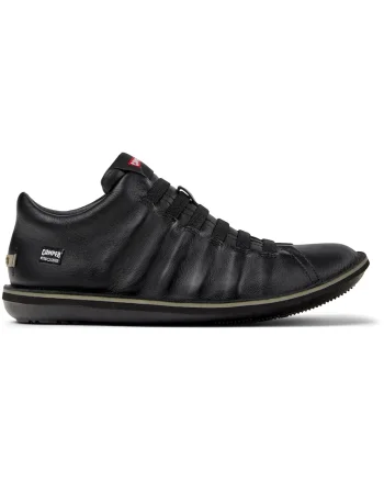 Pantofi sport de piele Beetle 1415, Rosu/Negru