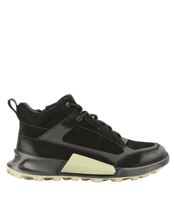 Ghete sport, barbati,  10532 negru, piele naturala, Negru