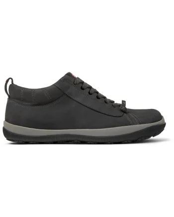 Pantofi casual din piele nabuc Peu Pista GM 1213, Gri antracit