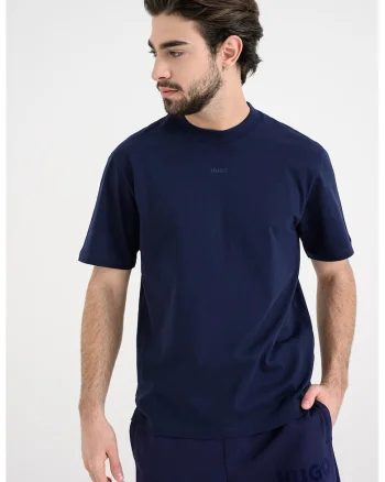 Tricou relaxed fit de bumbac Dapolino, Albastru indigo