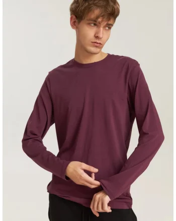 Tricou cu maneca lunga barbat uniton fara gluga din bumbac