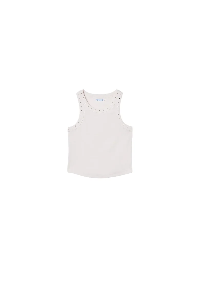 Tricou copii  alb din bumbac, Alb