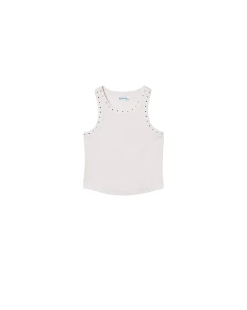 Tricou copii  alb din bumbac, Alb