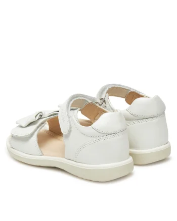 Sandale fwte,  Fete, alb, velcro