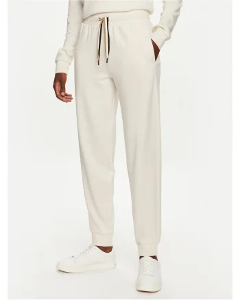 Pantaloni trening dama,  ecru,