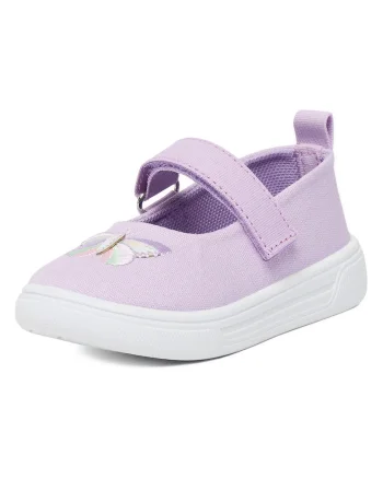 Pantofi Fete,  material textil, violet