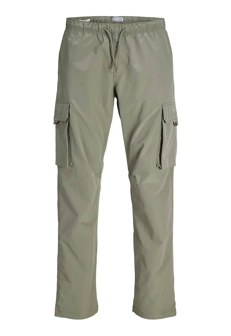 Pantaloni barbati,  poliester, verde