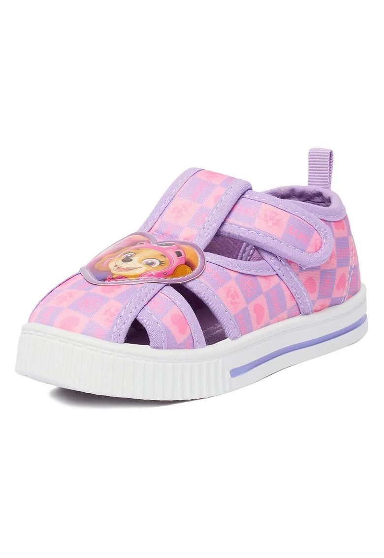 Sandale copii,  violet, material textil, pentru fete