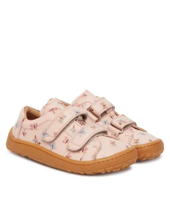 Pantofi copii,  piele naturala, roz, velcro, pentru fete