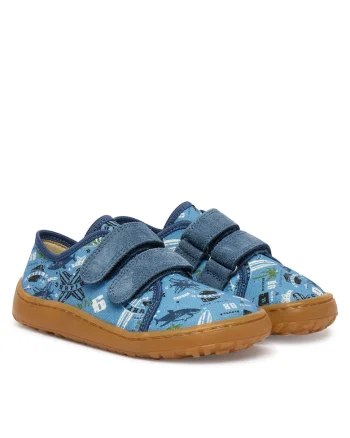Pantofi copii,  albastru, material textil, confort maxim