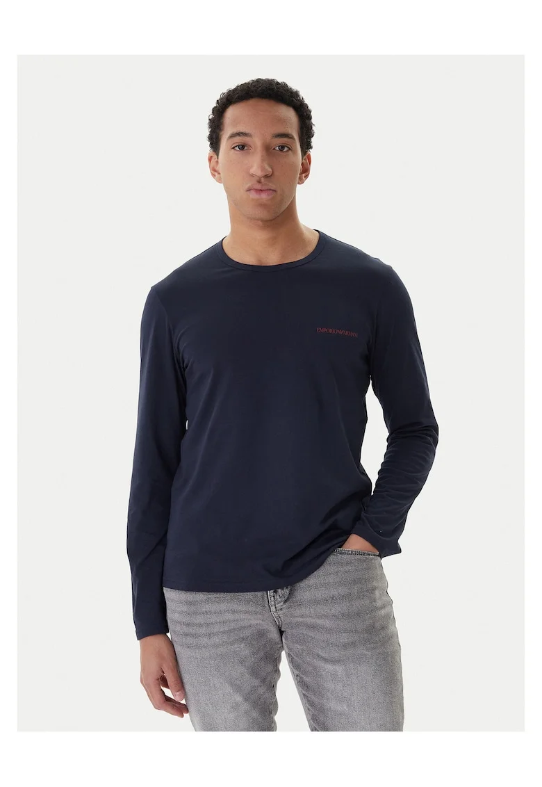 Bluza barbati,  bumbac, Bleumarin