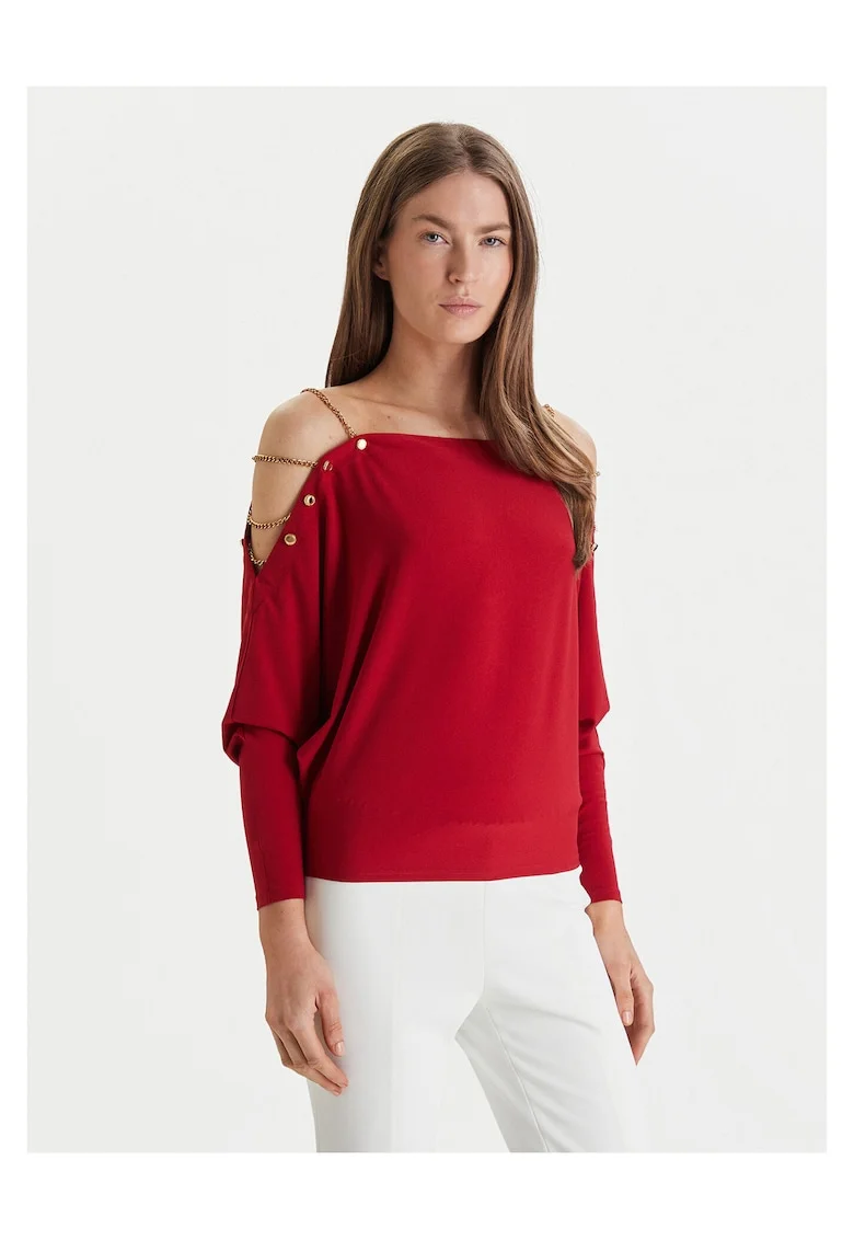 Bluza dama,  rosu, poliester