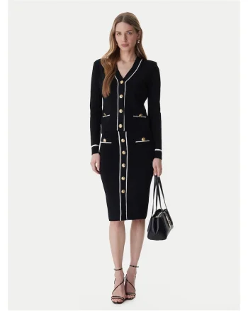 Cardigan dama,  negru, viscoza,