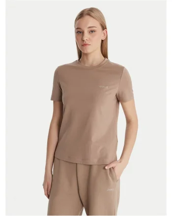 Tricou dama  bumbac/elastan, bej
