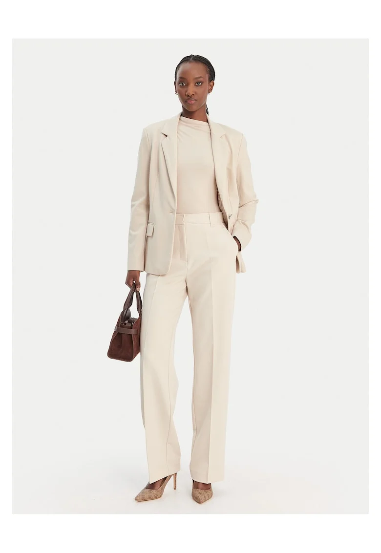 Sacou Femei,  65% viscoza, 31% poliamida, 4% elastan, INTL, Bej