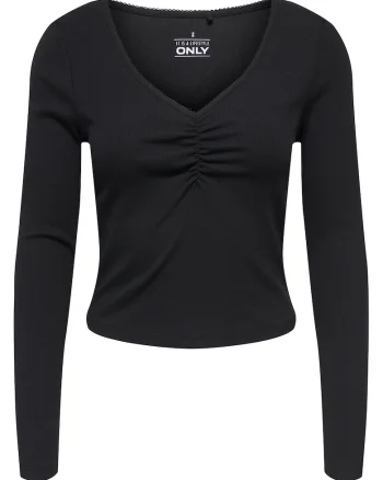 Bluza dama,  bumbac organic, Negru