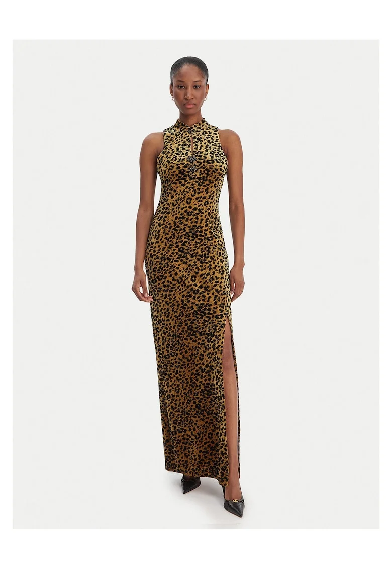 Rochie de seara,  poliester, fermoar, bej