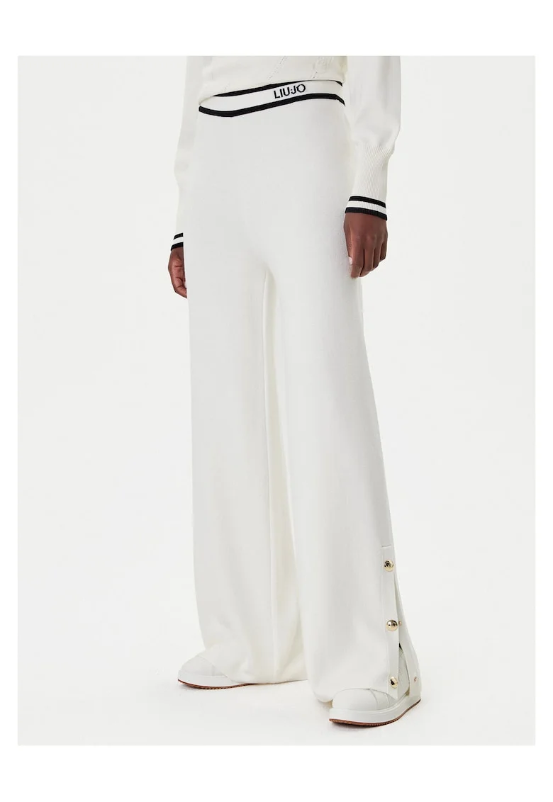 Pantaloni dama,  Viscoza, Ecru