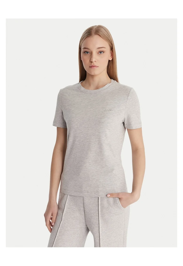 Tricou dama  Bumbac/Elastan, Gri