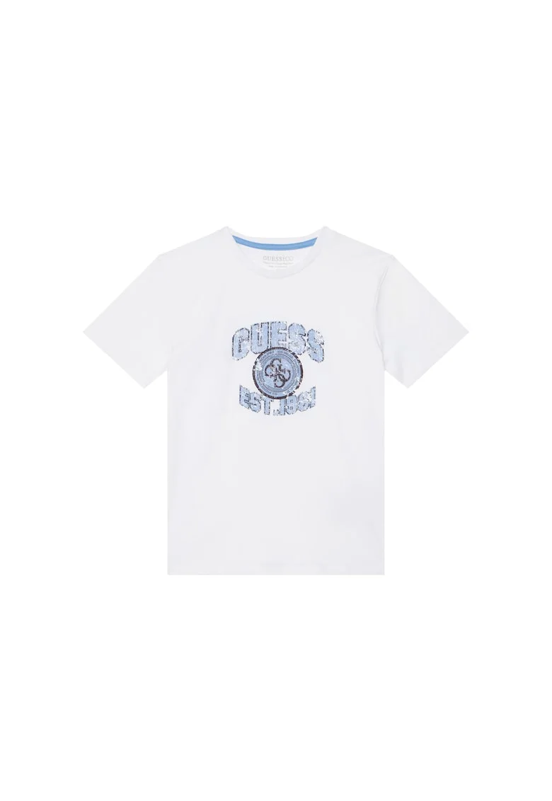 Tricou copii,  din bumbac organic, alb