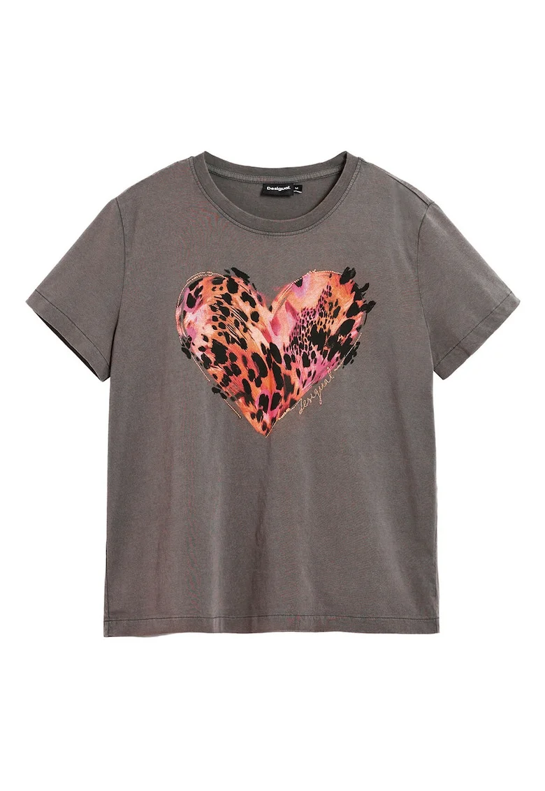 Tricou  Budapest 48983, Gri