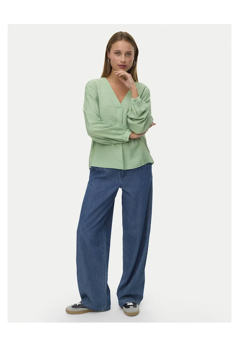 Bluza dama,  din viscoza, verde