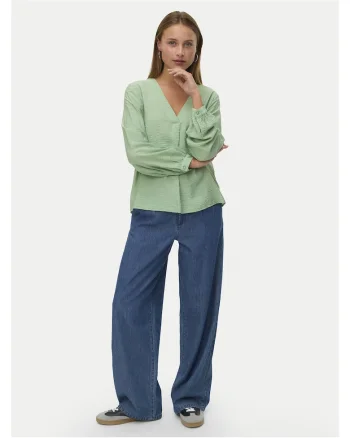 Bluza dama,  din viscoza, verde