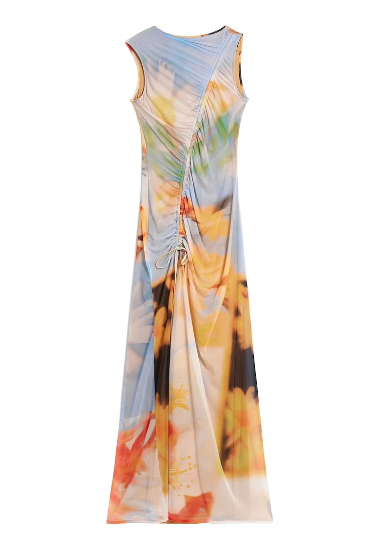 Rochie de vara,  Multicolor, Poliester,