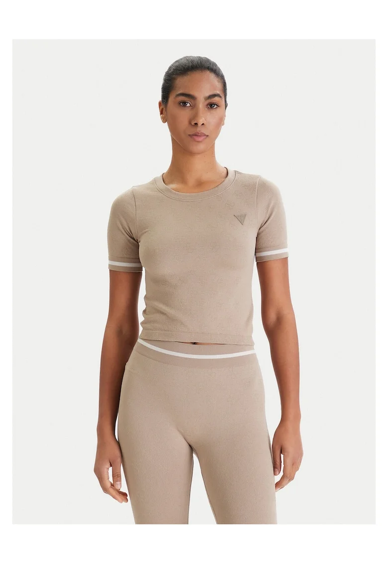 Tricou dama,  poliamida/elastan, bej