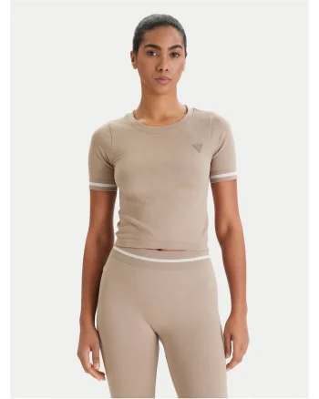 Tricou dama,  poliamida/elastan, bej