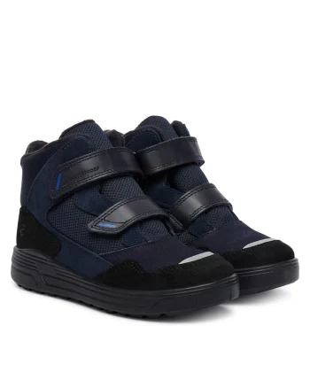 Ghete copii,  velcro, albastru, textil