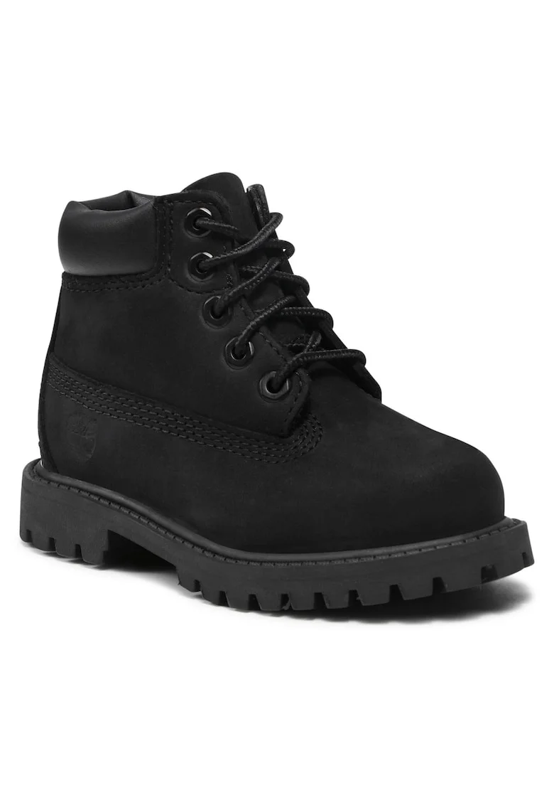 Cizme copii,  piele naturala, negru,