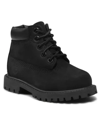 Cizme copii,  piele naturala, negru,