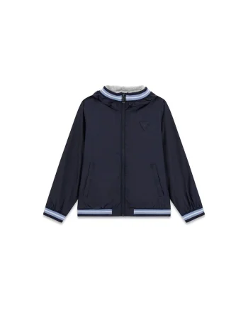Geaca bomber copii,  bleumarin, poliester, 94% poliester, 6% elastan