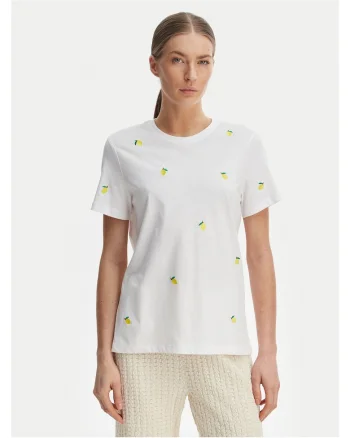 Tricou dama,  bumbac organic, alb