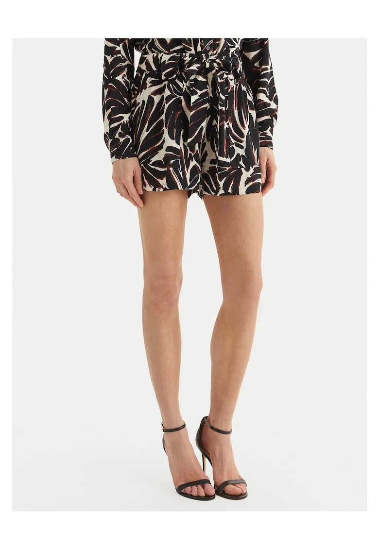 Pantaloni scurti dama,  viscoza, negru