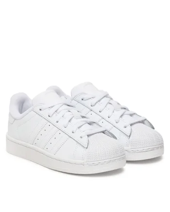 Pantofi sport copii,  JH9982, piele ecologica, alb