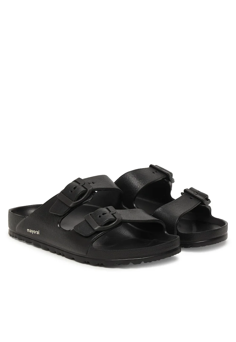Slapi Fete,  plastic, negru