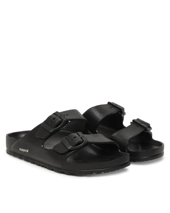 Slapi Fete,  plastic, negru