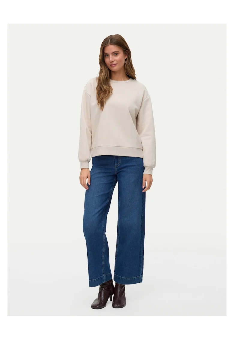 Bluza dama,  poliester reciclat, bej