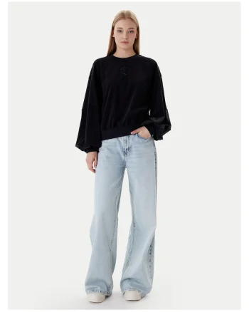Bluza dama,  neagra, 66% viscoza, 26% poliamida, 8% elastan,