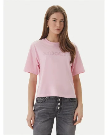 Tricou dama  bumbac organic, roz