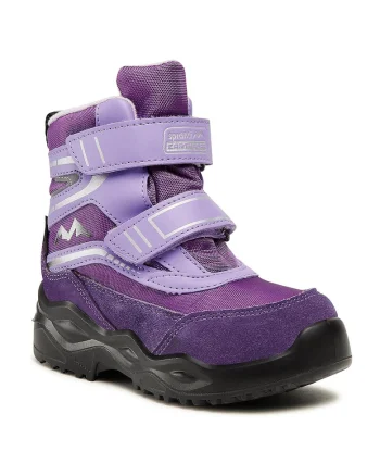 Ghete copii,  Earth Gear, impermeabile, violet, material textil, sistem Velcro,