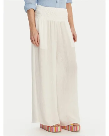 Pantaloni dama,  Viscoza, Alb