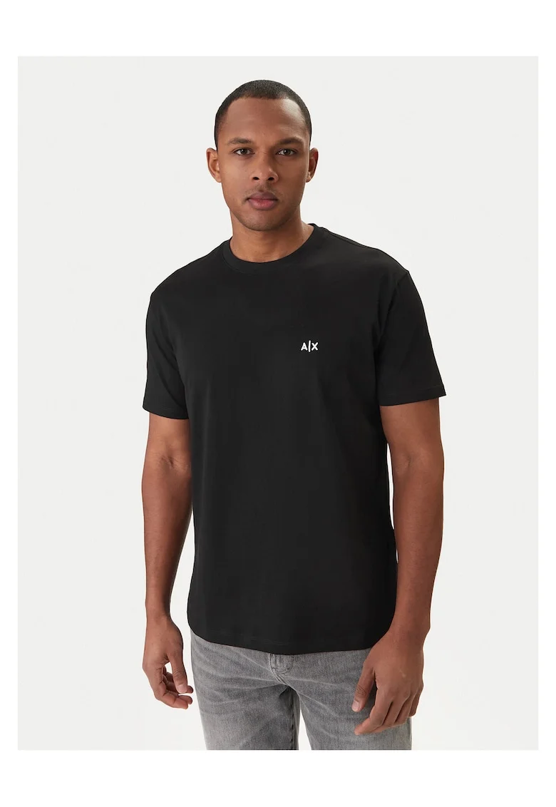 Tricou barbati,  bbumbac, negru