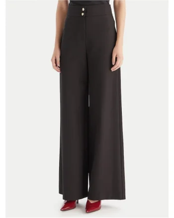 Pantaloni dama,  poliester, Negru